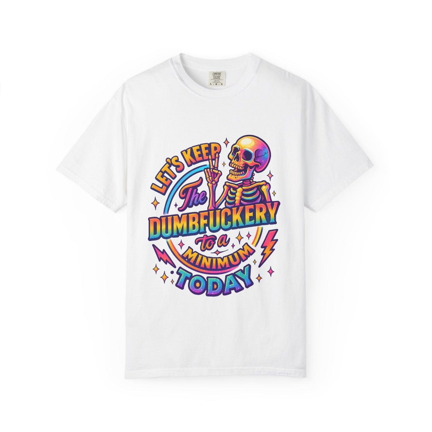 Humorous Skeleton T-Shirt, Fun Graphic Tee, Quirky Casual Wear, Perfect for Halloween, Gift for Friends