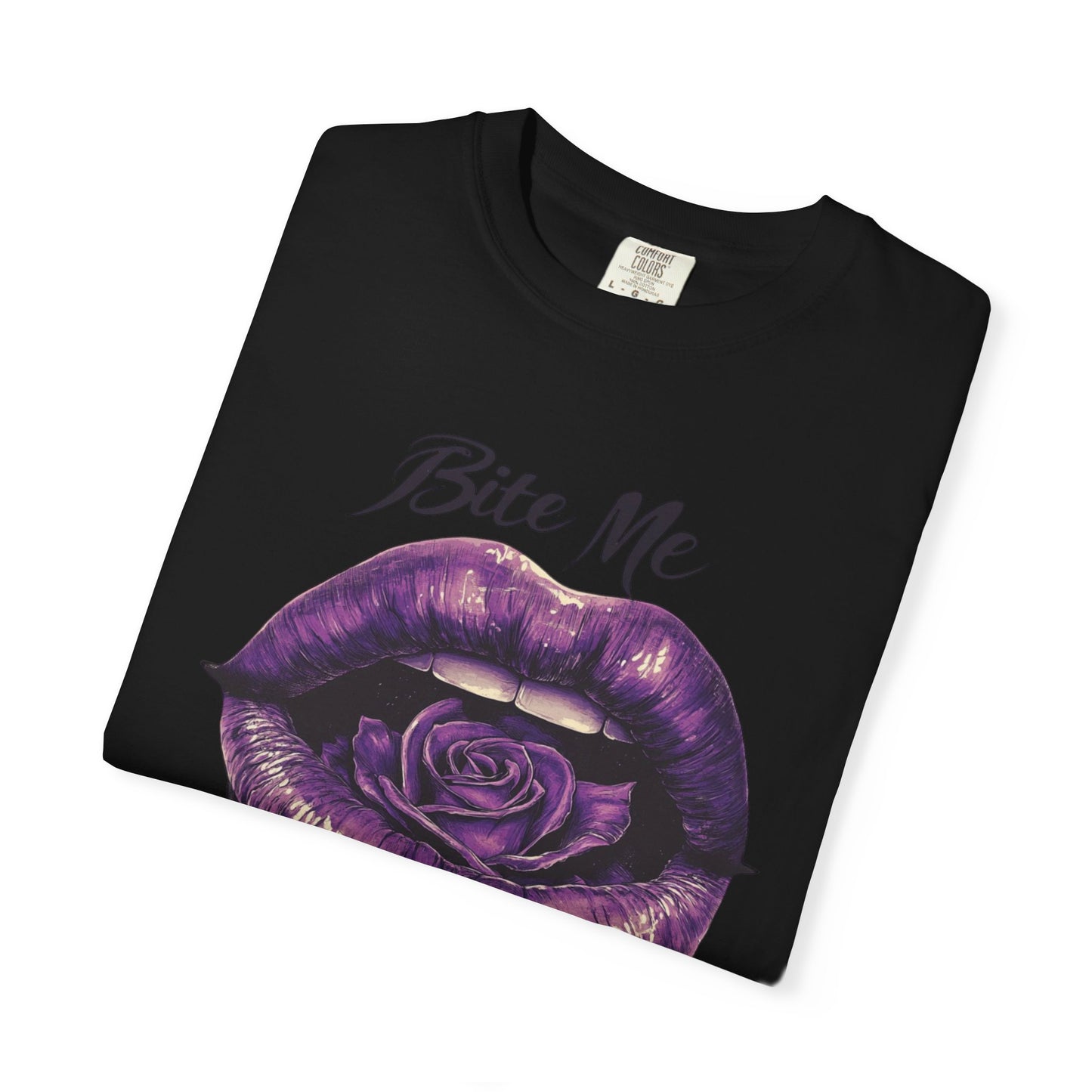 Unisex Graphic Tee - Bite Me, Creative Gift for Halloween, Trendy Fashion, Unique Graphic Shirt, Everyday Wear, Statement Piece
