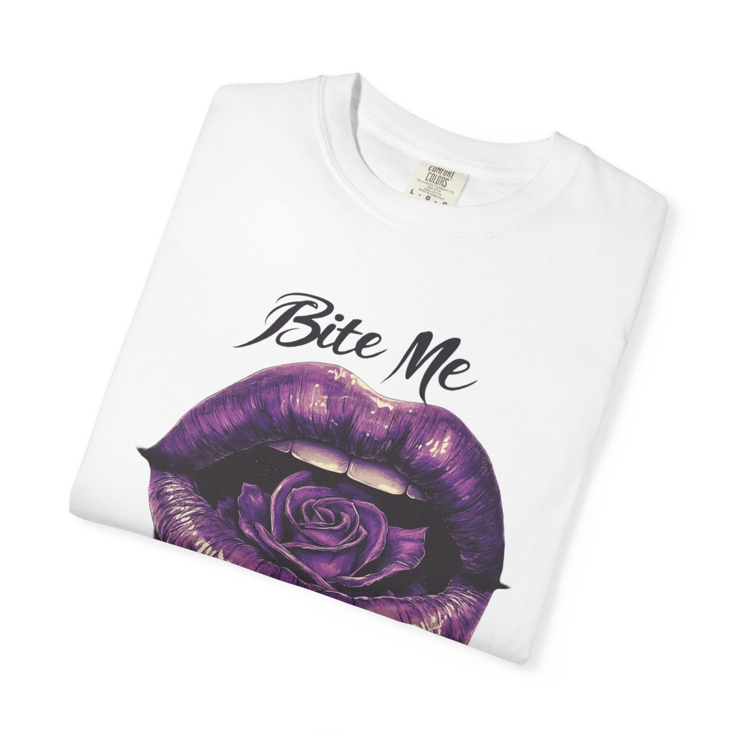Unisex Graphic Tee - Bite Me, Creative Gift for Halloween, Trendy Fashion, Unique Graphic Shirt, Everyday Wear, Statement Piece