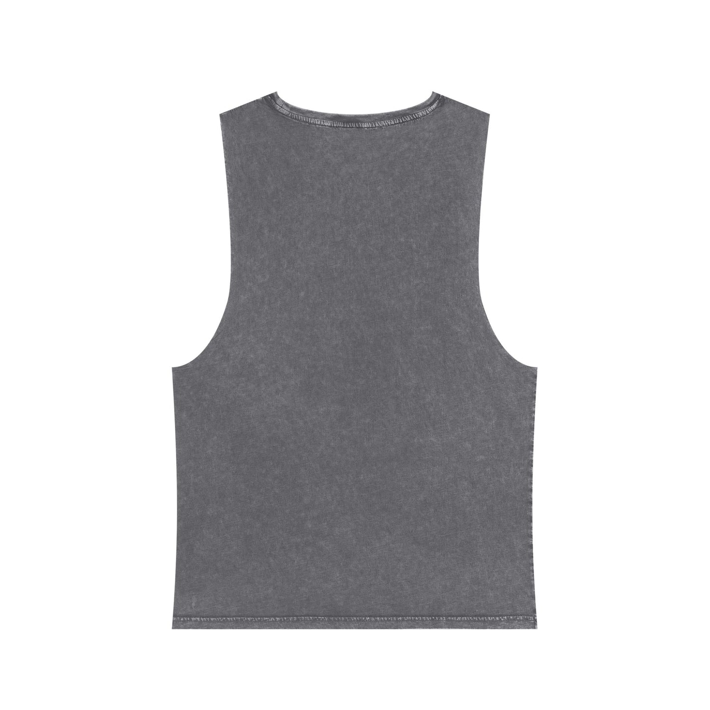 Gothic vampire Graphic Tank Top, Edgy Unisex Stonewash Muscle Tee, Alternative Fashion Top, Summer Casual Wear, Festival Outfit