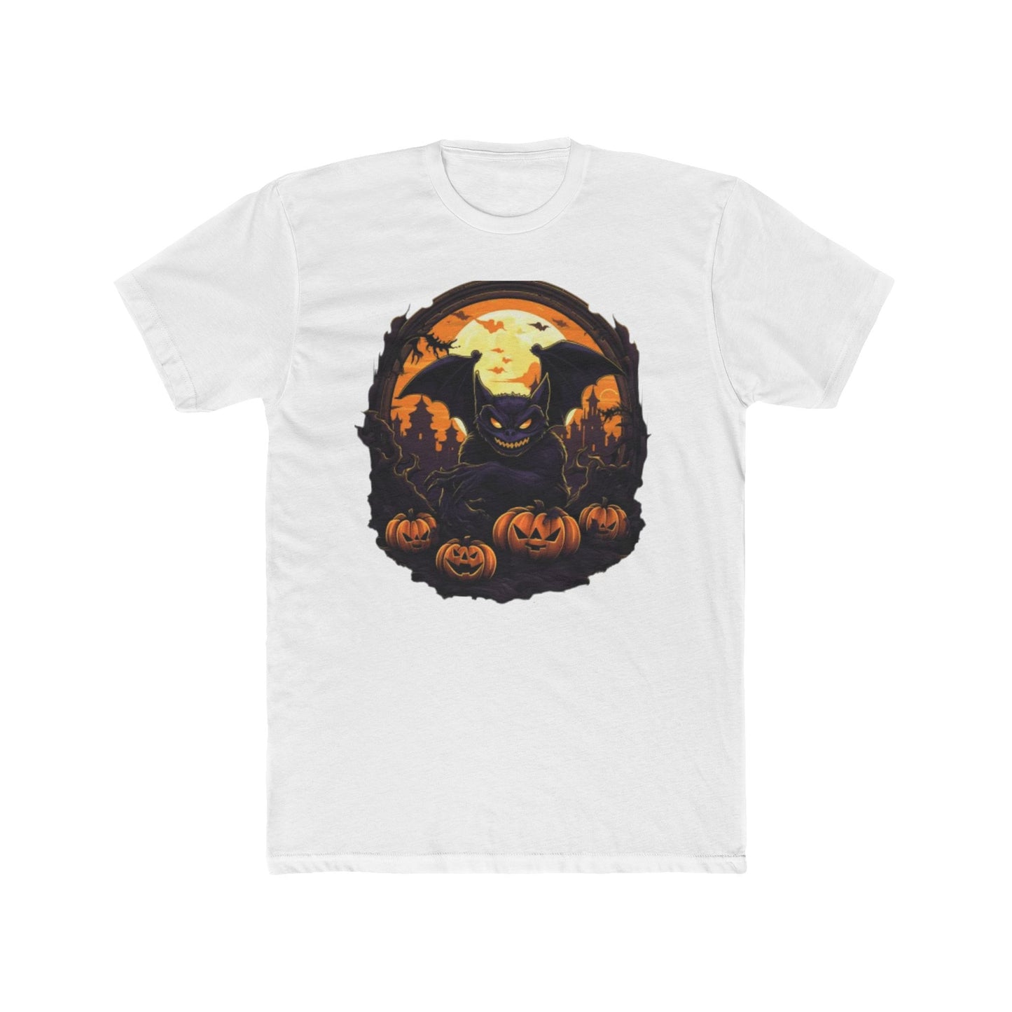 Unisex pumpkin Cotton Crew Tee