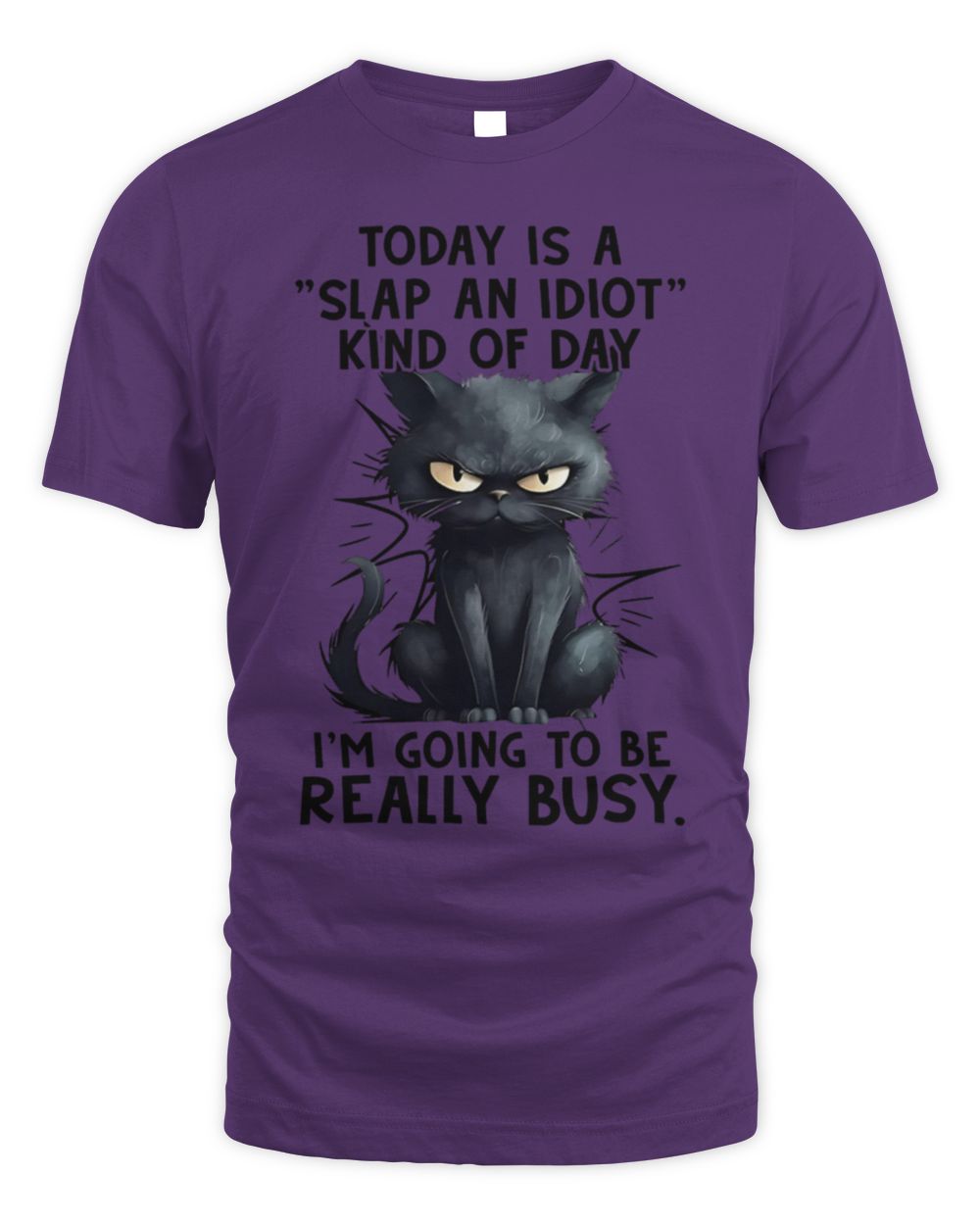 Today is a slap an idiot kind of day Unisex Standard T-Shirt