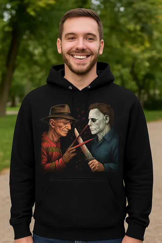 Freddy vs Michael myers- Unisex Hoodie