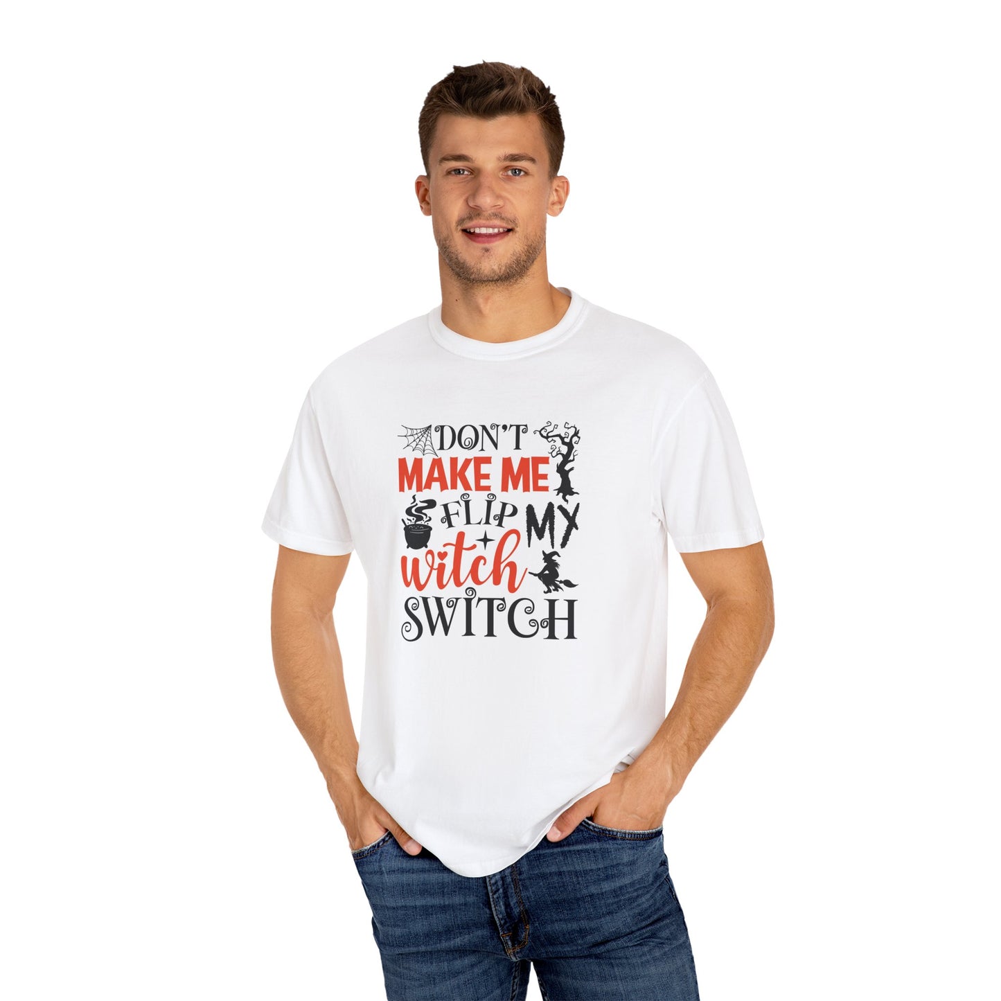 Witchy Unisex T-Shirt - Spooky Apparel for Halloween, Witch Theme, Gift for Moms, Festivals, Statement Tee