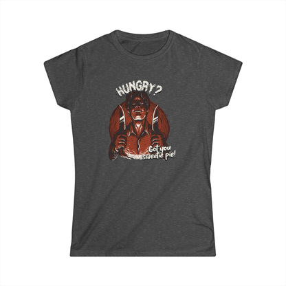 Hunger-Inspired Women's Softstyle Tee - Casual Wear, Graphic Shirt, Gift for Foodies, Fun Summer Fashion, Unique Style