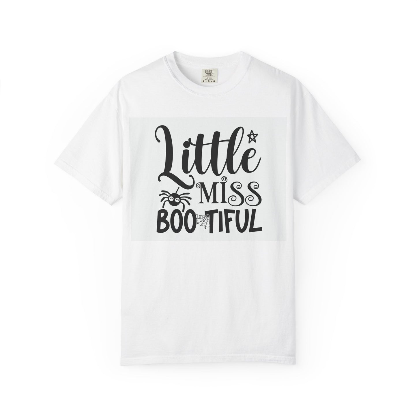 Little Miss Boo-tiful Unisex Tee | Perfect for Halloween, Gift for Girls, Cute T-shirt, Spooky Season Style, Kids Halloween Shirt