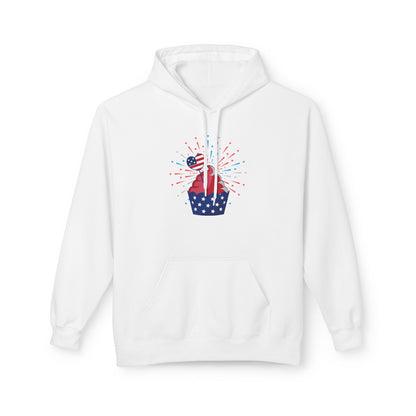 Patriotic Celebration Hoodie - Independence Day, Summer BBQ, Gift for Him/Her, Comfortable Casual Wear, Unisex Hoodie