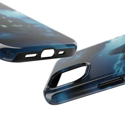 Gothic Haunted Mansion Phone Case, Tough Phone Cases, Halloween Gift, Spooky Aesthetic Cover, Horror Decor, Unique Cell Phone Accessories
