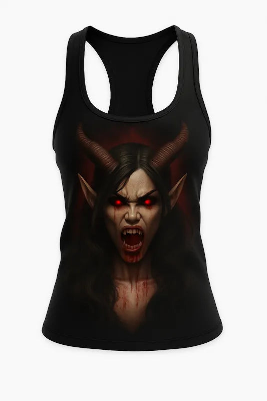 Vampire demon- Women's Ideal Racerback Tank