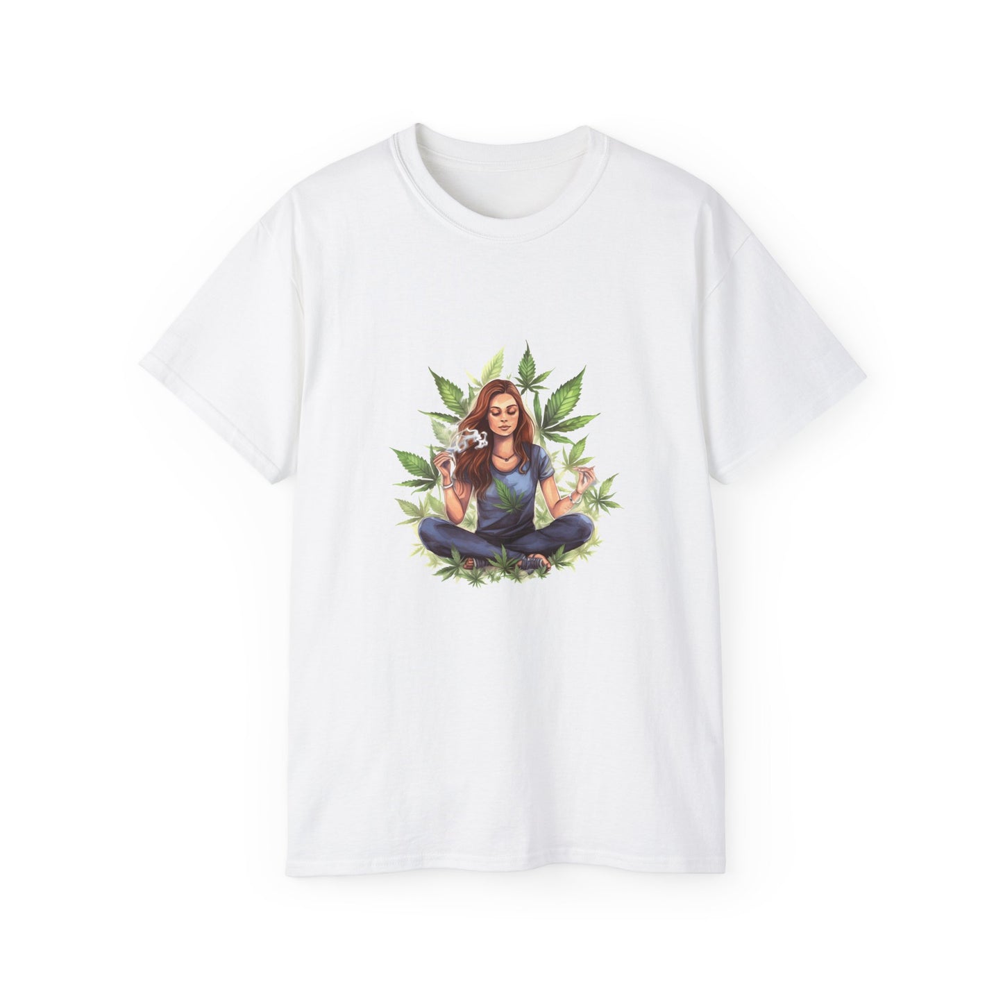Meditation Vibes Tee, Unisex Cotton Shirt, Mindfulness Gift, Nature Lover Apparel, Yoga Tee, Eco-Friendly Clothing