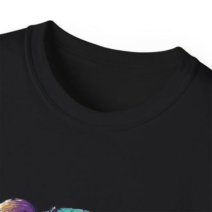 Spooky City Graphic Tee, Unisex Cotton T-Shirt for Halloween, Casual Wear, Graphic Art, Unique Gift, Trendy Style