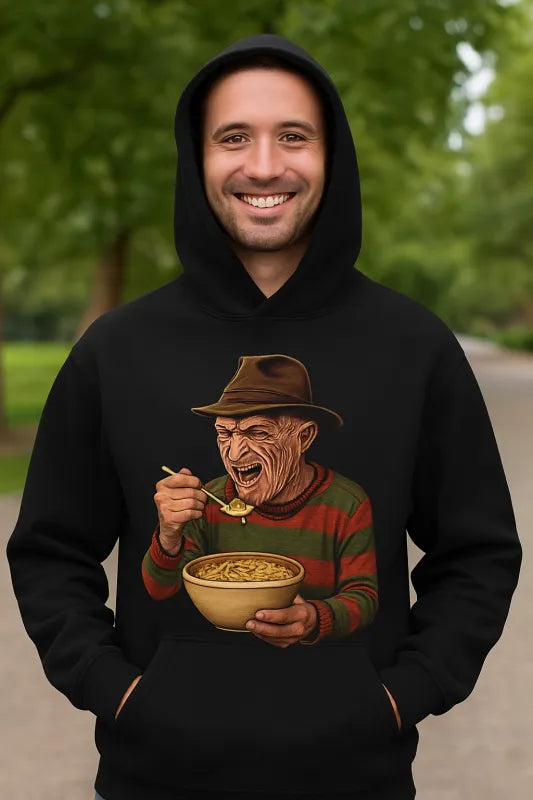 Freddy Kruger Eating Cereal - Unisex Hoodie