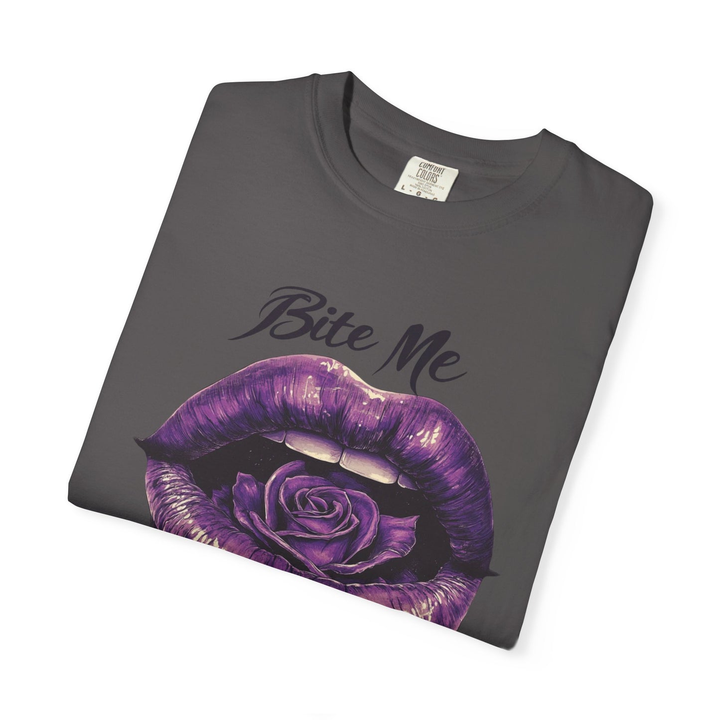 Unisex Graphic Tee - Bite Me, Creative Gift for Halloween, Trendy Fashion, Unique Graphic Shirt, Everyday Wear, Statement Piece