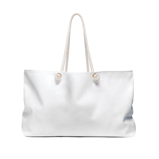 Colorful Mushroom Weekender Bag, Travel Tote, Beach Bag, Weekend Getaway Bag, Eco-Friendly Shopping Bag