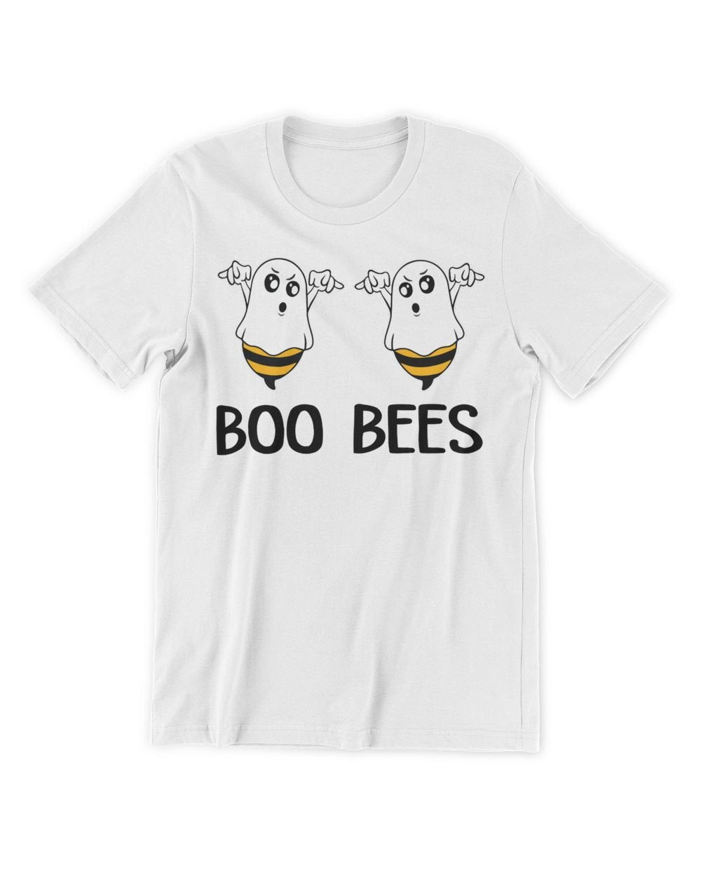 Spooky Ghost Boo Bees T-shirt Unisex Premium T-Shirt