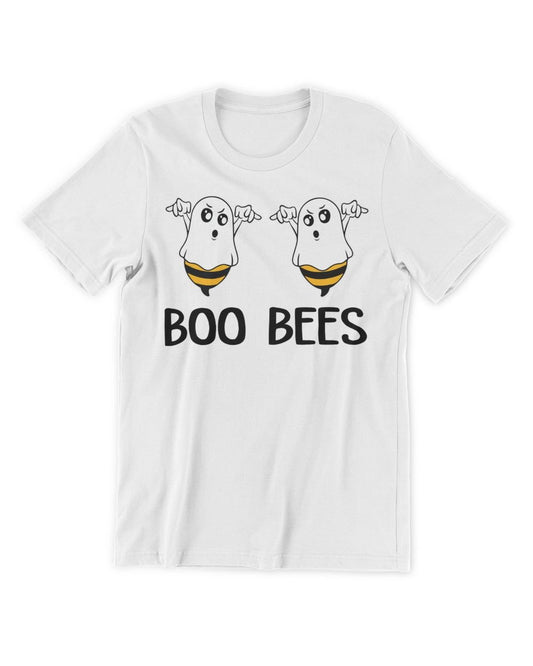 Spooky Ghost Boo Bees T-shirt Unisex Premium T-Shirt