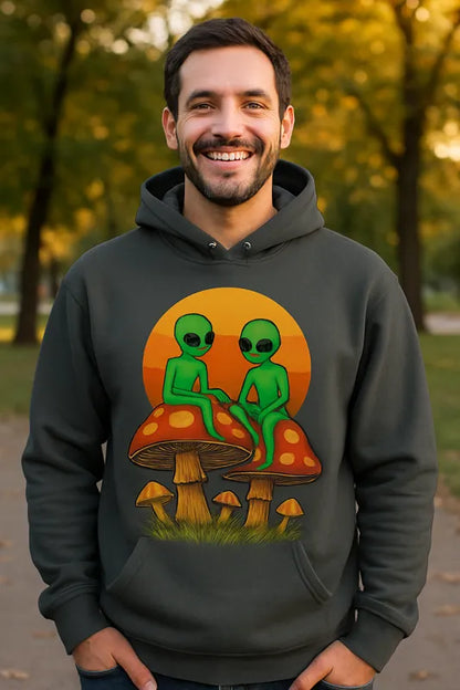 Aliens on Shroms - Unisex Hoodie