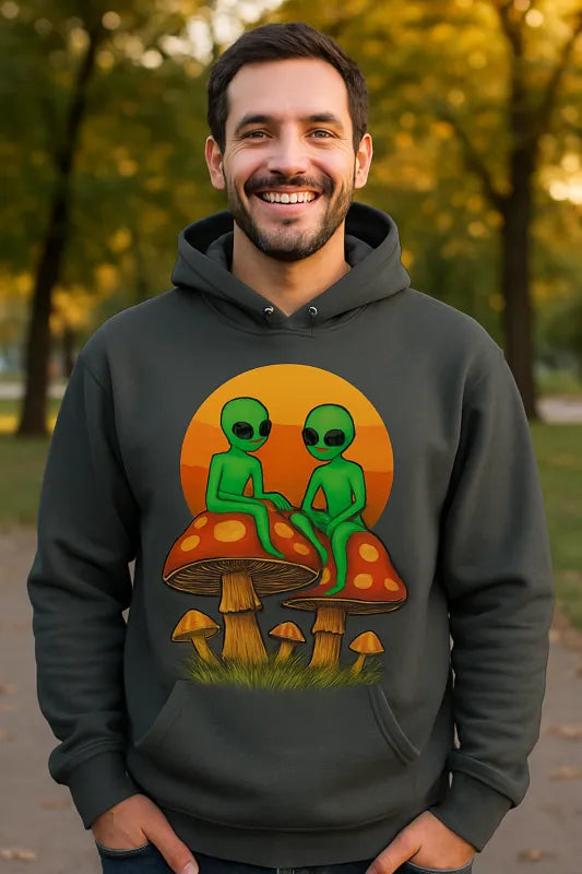 Aliens on Shroms - Unisex Hoodie