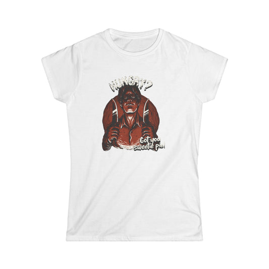 Hunger-Inspired Women's Softstyle Tee - Casual Wear, Graphic Shirt, Gift for Foodies, Fun Summer Fashion, Unique Style