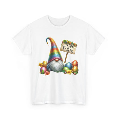 Easter Gnome T-Shirt, Unisex Cotton Tee for Spring Celebrations, Funny Easter Gift, Cute Gnome Apparel, Holiday Outfit