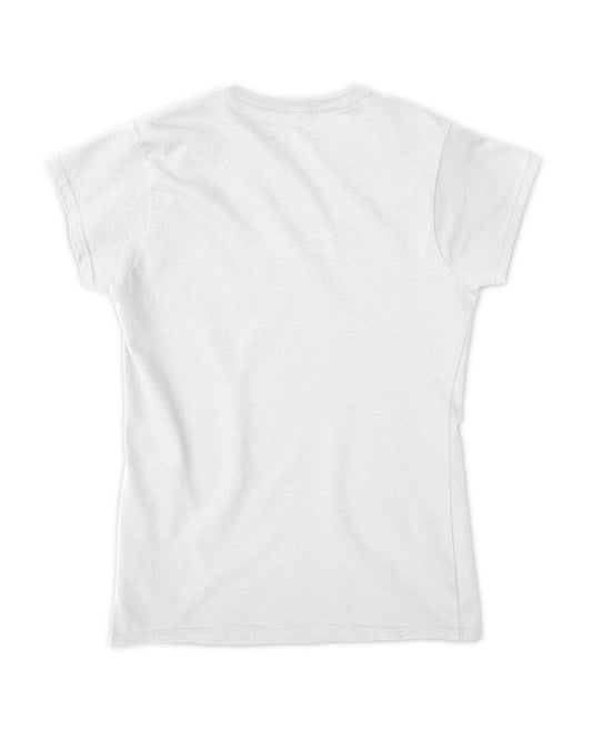 Spooky Ghost Boo Bees T-shirt Women's Soft Style Fitted T-Shirt
