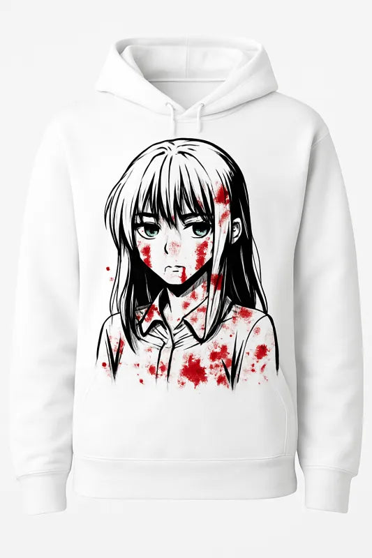 Bloody anime girl - Unisex Hoodie